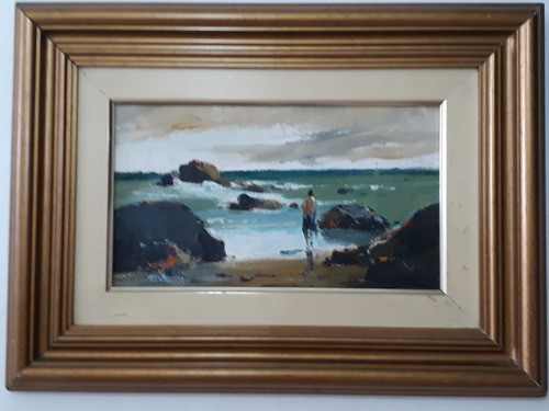 1056- Athayde Lopes. Ose. 54 X 40cm Com Moldura. Marinha. 0