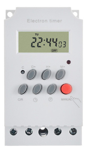 Controlador De Tempo Digital Ac 220v 25a Com Display Lcd - 0