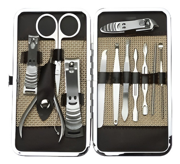 Pedicura / Manicura Set Tijeras Limpiador Cutícula Cortaúñas 0