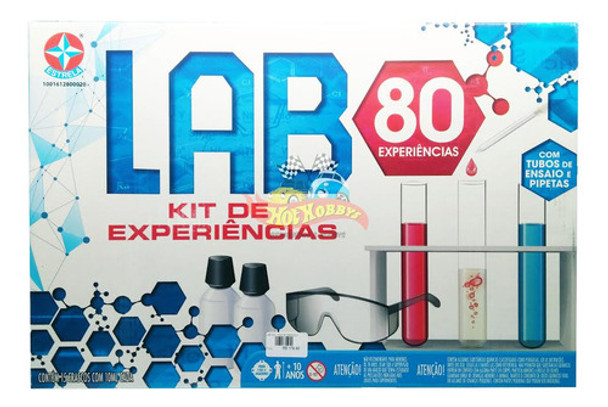 Jogo De Experiências Lab 80 - Estrela | 80 Experiências 0