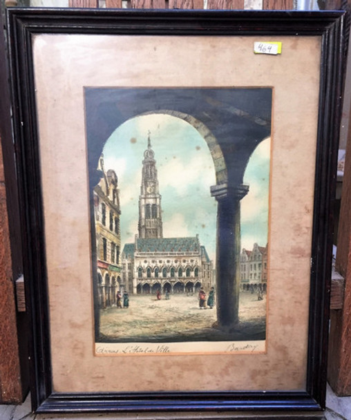 Antiguo Grabado- La Casa De Honduras (464) 0