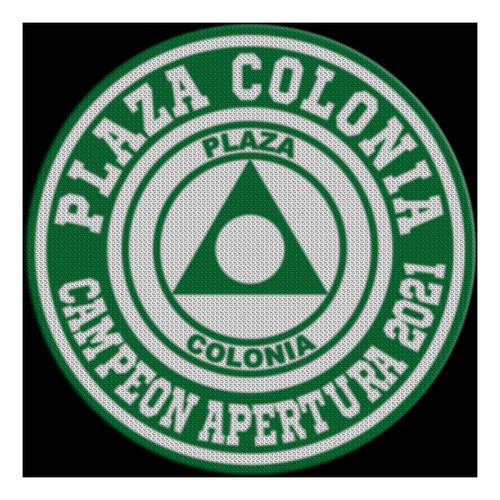 Parche Termoadhesivo Plaza Colonia Uruguay Campeon 2021 0