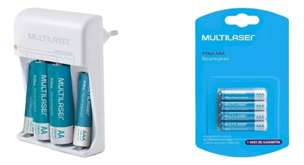 Carregador De Pilhas Multi Com 2 Pilhas Aa E 6 Pilhas Aaa 0