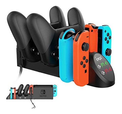 Base De Carga Fastsnail Compatible Con Controladores Nintend 0