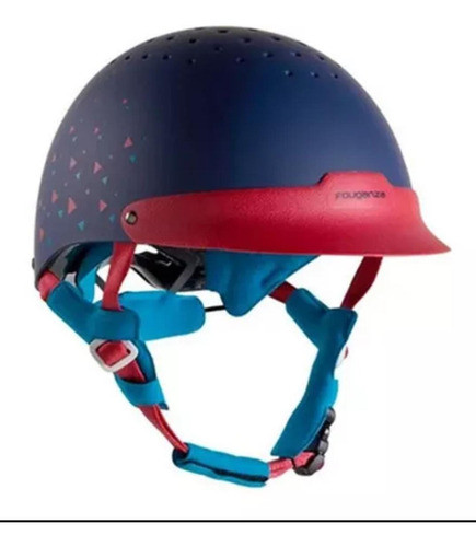 Casco De Equitación Fouganza Regulable Talle M. 55-58cm 0