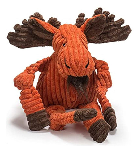 Hugglehounds Felpa Corduroy Durable Squeaky Knottie, Juguete 0