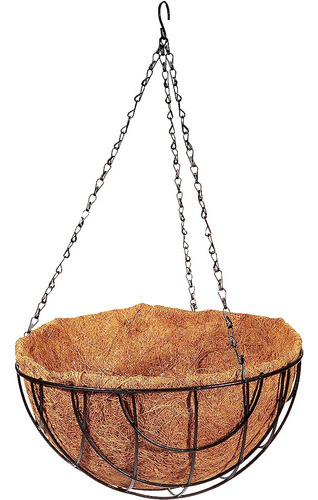 Mintcraft Gb-4337-3l Coco Forrado Sembradora Colgante, 14 Pu 0
