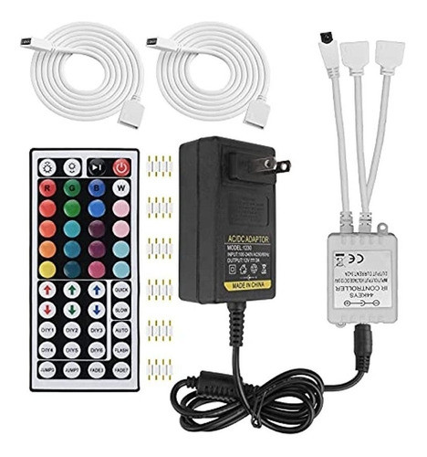 Hwylizg Control Remoto Inalámbrico De Luz Led Ir De 2 Puerto 0