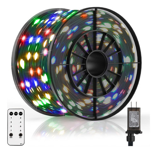 Minetom Cadena De Luces Para Exteriores, 1000 Luces Led De 3 0