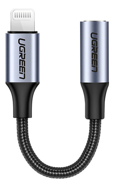 Adaptador Ugreen Us211 Lightning Para P2 3.5mm 10cm 0