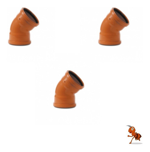 Codo 45° Hh - 40mm Amanco Silentium - X3 Ud 0