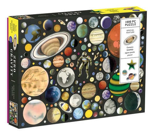 Rompecabezas Galison - Zero Gravity (1000 Piezas) Único 0