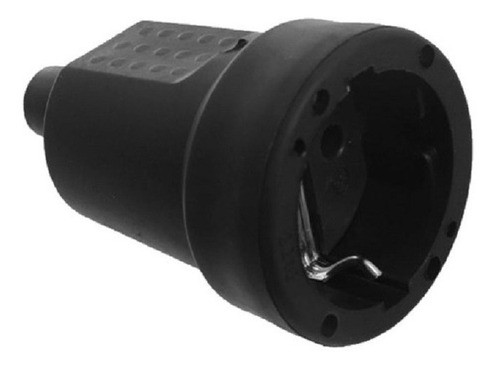 Ficha Schuko Hembra Goma Negra Contacto Electricidad Colon 0