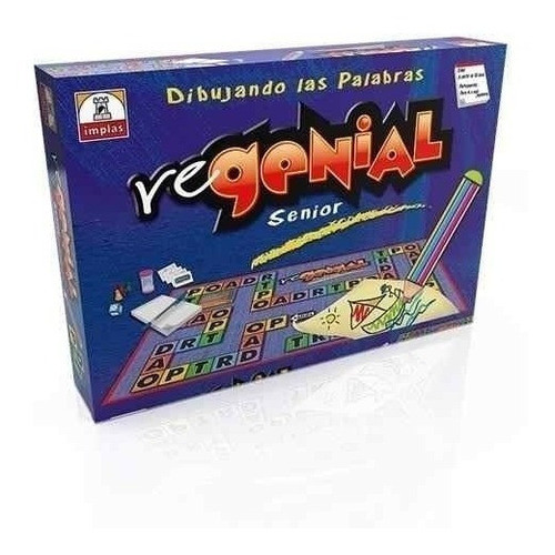 Re Genial Senior Dibujo Palabras Juego Mesa Implas Lloretoys 0