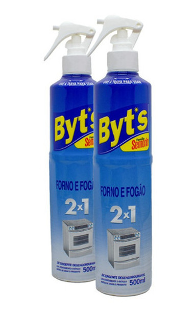 Kit 2 Limpa Forno E Fogão Semorin Byts 500ml Semorin 2 Em 1 0
