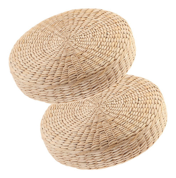 Conjunto De 2 Almofadas De Assento Plana 40 Cm De Espessura 0