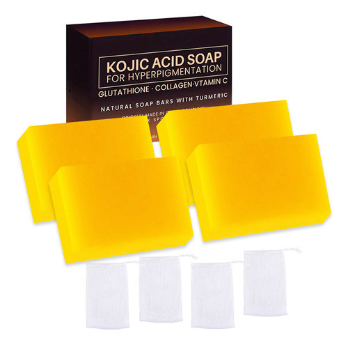 100g*4 Sabonete De Limão Com Ácido Kójico Natural E Limpeza 0