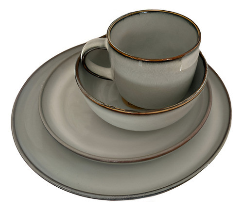 Juego De Vajilla Organic 16 Y 24 Piezas - Estilo Deco 0