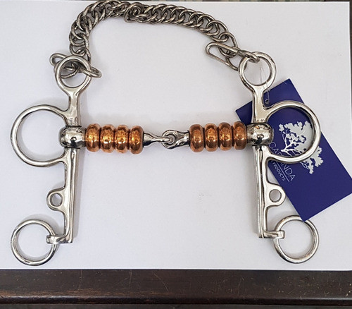 Jacaranda Freno Caballo Pelham Cherry Rolos De Cobre 0