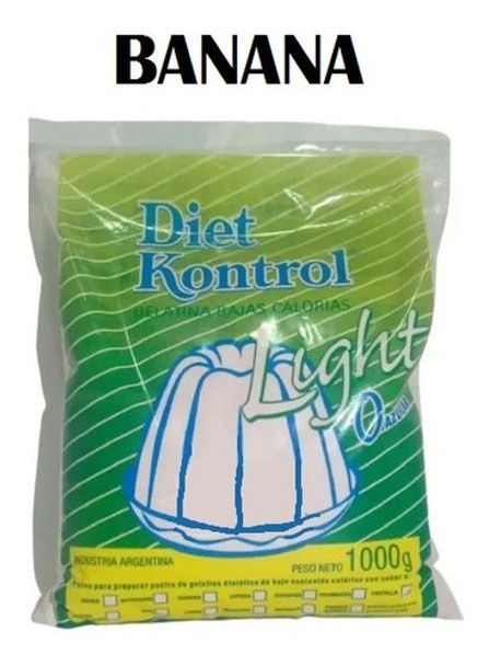 Gelatina Diet Kontrol Banana X 1 Kilo 0 Gelatina Diet Kontrol Banana X 1 Kilo 0