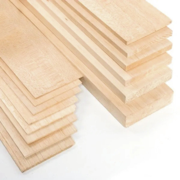 Madera Balsa 6mm De Espesor 8x90cm Excelente Calidad 0