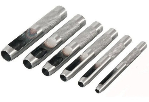 Juego De Sacabocados De Golpe Chicos 6pcs - Ferrofertas 0