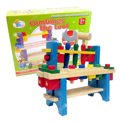 Juego De Carpintero En Madera. Excelente Calidad! 0