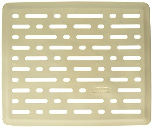 Rubbermaid Evolution Antimicrobial Sink Mat, Bisque, Pequeño 0