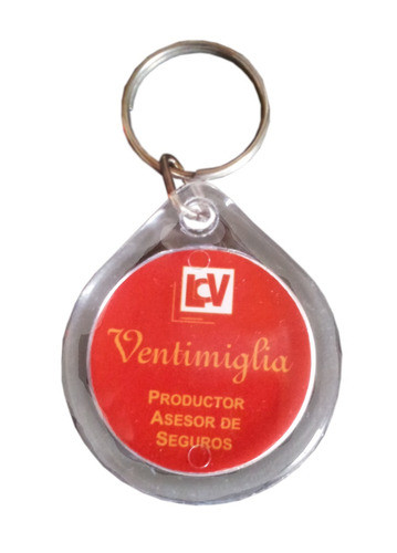 100 Llaveros Acrílicos Personalizados Full Color Redondos 0