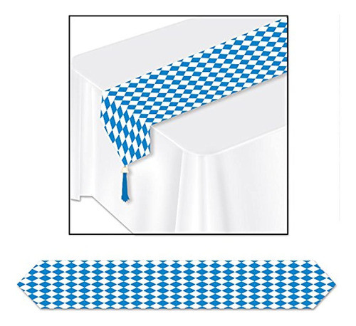 Impreso Oktoberfest Table Runner Party Accesorio 1 Cuenta 1p 0