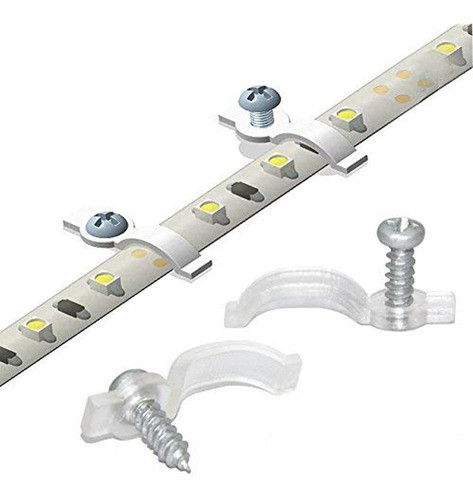 Griver 100 Pack Tiras De Montaje De Tiras De Luz De Luz, Cli 0