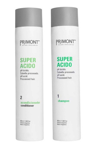 Shampoo + Acond  Super Acido X 350 Ml Primont 0