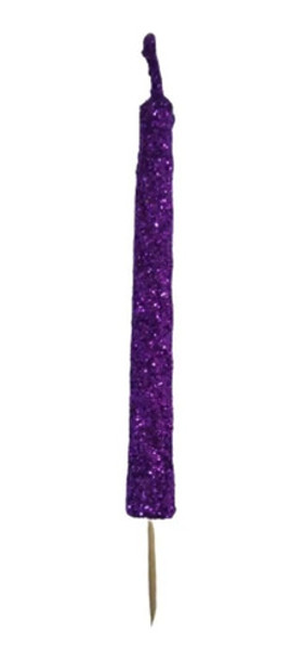 Vela Velon Brillo Gibre Color Violeta X1 Para Torta 0 Vela Velon Brillo Gibre Color Violeta X1 Para Torta 0