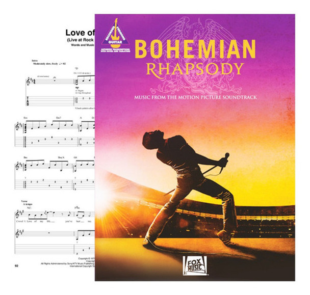 Partitura Guitarra Recorded Queen Bohemian Rhapsody Digital 0