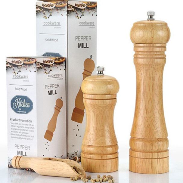Molinillo De Pimienta&especias De Madera Original - 5*14.5cm 0