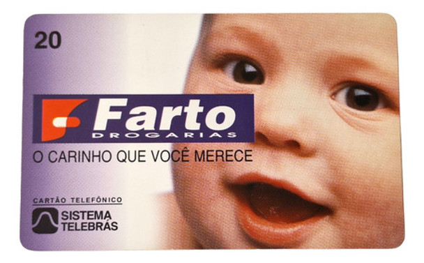 Ct284= Cartao Telebras Farto Novo = Desc,5,00 Ver Abaixo 0