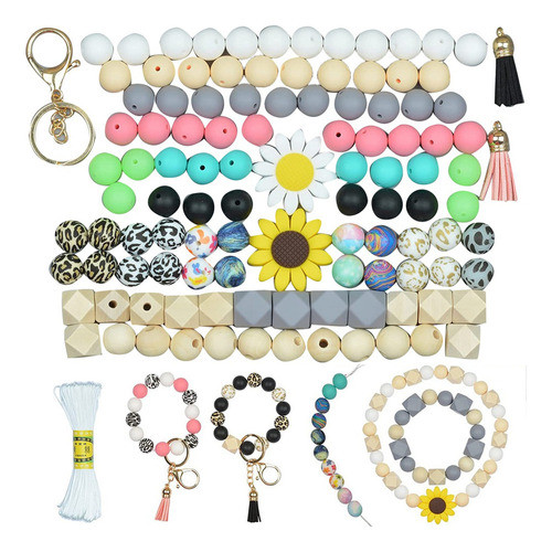 Grânulos De Silicone Para Fabricação De Chaveiros, Contas So 0