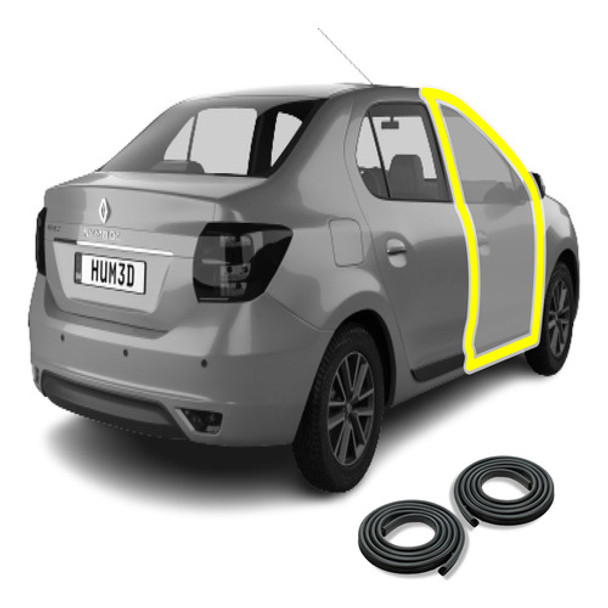 Burlete De Puerta Renault Symbol, Por Unidad 0 Burlete De Puerta Renault Symbol, Por Unidad 0