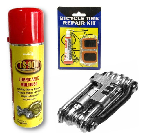 Kit De Herramientas+lubricante +kit De Parches 0