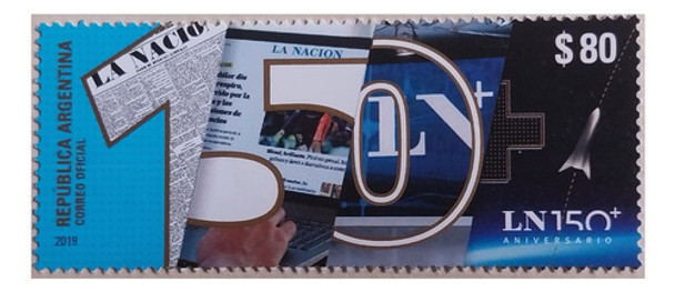 Argentina. 150 Años Del Diario La Nación. 2019. Mint 0