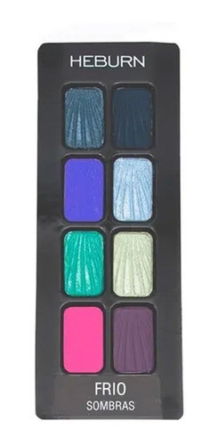 Heburn Maquillaje Profesional Paleta Fria Sombras Ojos 940 0