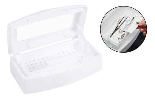 Esterilizador Bandeja Portátil Limpa Esterilização Manicure 0