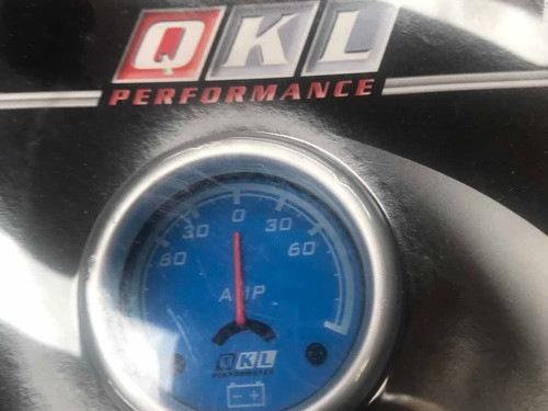 Amperímetro Qkl Fondo Azul 52 Mm 0