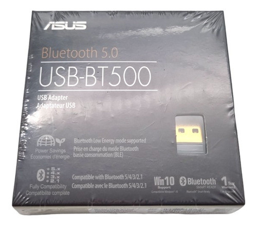 Adaptador Usb Bluetooth Asus 5.0 Dongle Usb-bt500 3 Mbit/s 0