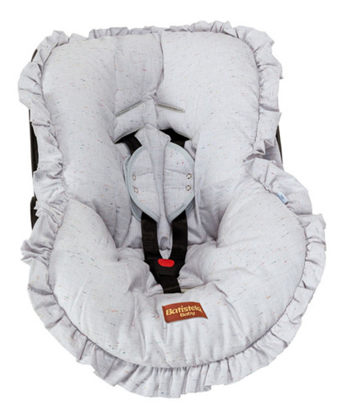 Capa Para Bebê Conforto Linho Premium Cinza Batistela Baby 0