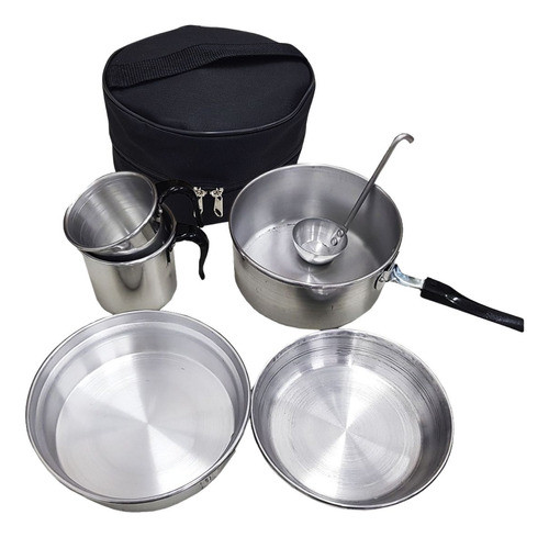 Marmita Brogas 2 Personas Mochilero Camping Set De Cocina 8p 0