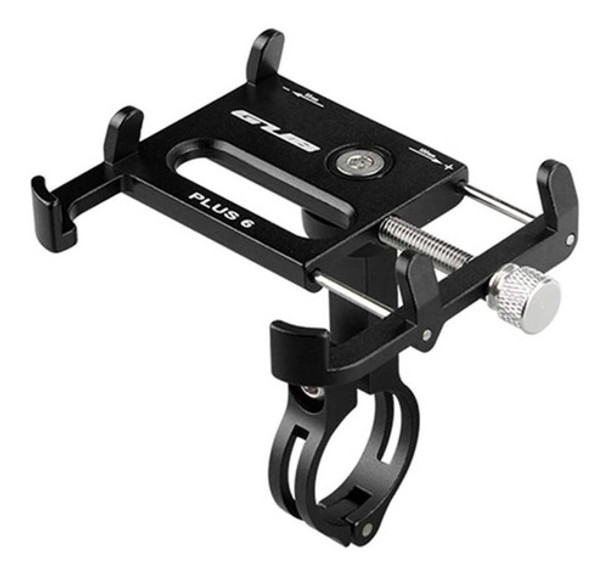 Soporte Porta Celular Para Bicicleta De Aluminio - Negro 0