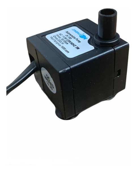 Bomba Submersa 200l/h 3w 220 Volts Aquários Fontes Bebedouro 0 Bomba Submersa 200l/h 3w 220 Volts Aquários Fontes Bebedouro 0