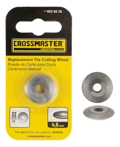 Rueda Corte Para Corta Cerámicos Manual Crossmaster 9936836 0