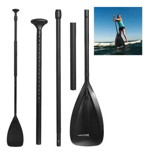 3 Pieza Ajustable Stand Up Paddle Embarque Ftmk Durable De L 0